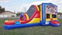 Covered Combo w Attached Water Slide with Pool/ Toy Story Covered Combo w Attached Water Slide with Pool/ Toy Story